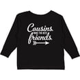 thumbnail image 3 of Inktastic Cousins Make the Best Friends with Arrow Boys or Girls Long Sleeve Toddler T-Shirt, 3 of 5