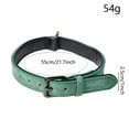 thumbnail image 2 of Leather Dog Collar for Small Medium Large Dog Adjustable Soft Breathable Leather Padded Puppy Collar with Alloy Buckle Heavy Duty Waterproof Classic Dog Pet Collar(M,Brown), 2 of 4