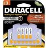 Duracell Easy tab Hearing Aid Size 13 Batteries, 20 Count