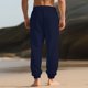 thumbnail image 5 of Ceisia Gift Men's Spring/Summer Sports Pants - Solid-Color Breathable Running Drawstring Zipper Pocket Elastic Ankle Pants, 5 of 5