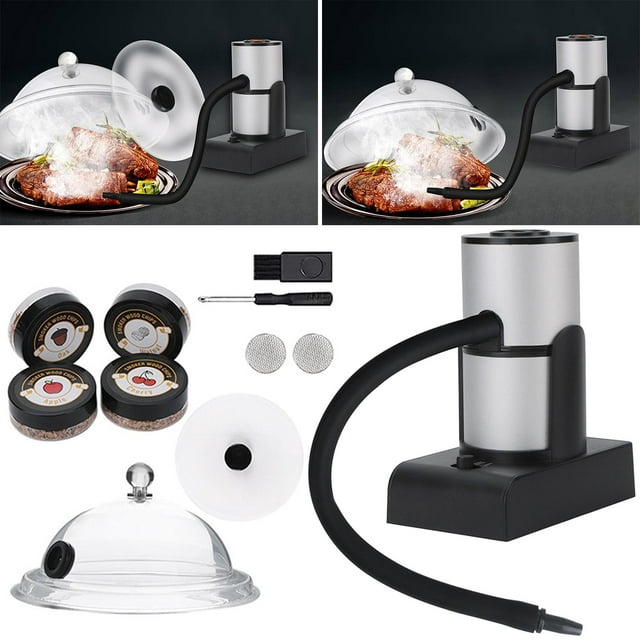 s de utensilios de cocina con de humo para cocinar alimentos, completo de mano, Mini bebidas, alimentos, ahumador de cócteles para Cola fumador frío