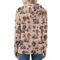 thumbnail image 2 of DISNIMO Dachshund Chocolate Printed Hoodies for Women Long Sleeve Hooded Jackets Zip Up Sport Sweatshirt for Fall Winter, L, 2 of 6