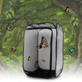 thumbnail image 4 of Jaula para moscas, bolsa plegable para , cremallera, hábitat de mariposas con asa, red de malla para terrario para jardín de , oruga, Negro Salvador Jaula para moscas de mariposas, 4 of 9