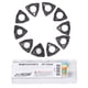 thumbnail image 1 of 10Pcs Carbide Turning Inserts CNC Lathe Insert for Indexable Turning Tool Holder Replacement WCMX040208FX, 1 of 5
