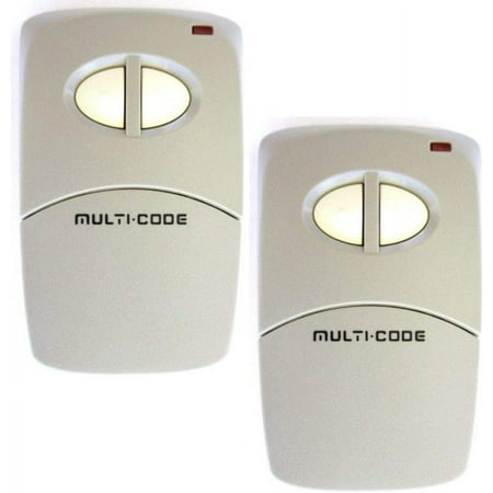 

Two MultiCode 4120 300mhz 10 Code Gate Garage Control MCS412001 (3089 308911 4120 412001)