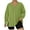 Green, variant on T Shirts for Women Fashion Women's Plus Size Solid Color Hem Slit Long Sleeved V-Neck Pullover Fashionable Top Watermelon Red XL
