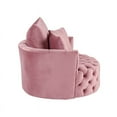 thumbnail image 3 of Acme Zunyas Accent Chair with Swivel in Pink Velvet, 3 of 9