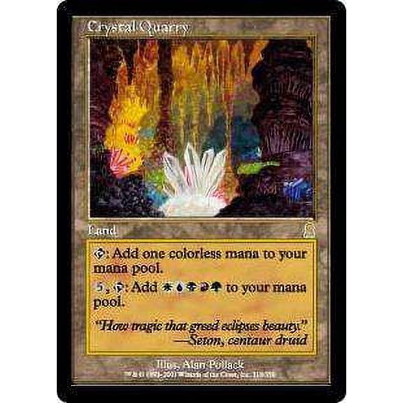 MtG Odyssey Rare Crystal Quarry #318
