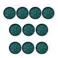 thumbnail image 1 of harayaa 10-Piece Flower Pot Tray Set with Safety Support, Drainage Holes, Spacious Plant Green, 1 of 8