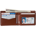 thumbnail image 3 of Alpine Swiss Wallet for Men Nolan Commuter Bifold Dual ID Windows for License Work Badge RFID Protection Divided Bill Section Gift Boxed, 3 of 7