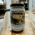thumbnail image 3 of Hazelnut Coffee Vegan Coconut Soy 12 oz/ 355 ml Candle Hand-poured, Eco-friendly, Clean Burning, Bakery, Food, Drink Wood Wick, 3 of 5