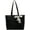 Black, variant on CoCopeaunt Women Fashion Silk Riband Pendant Tote Handbag Retro PU Leather Shoulder Bag Satchel