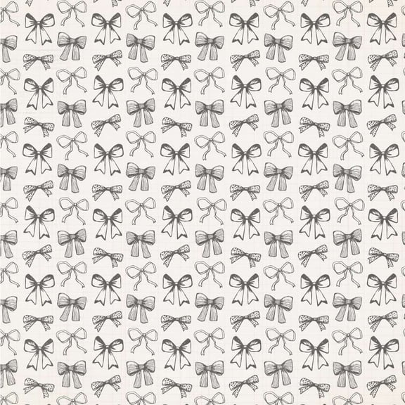 American Crafts Everyday Single-Sided Cardstock 12"X12"-Bows