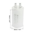 thumbnail image 2 of CBB60 20uF Running Capacitor,2pack AC250V 4 pins 50/60Hz Cylinder 1.52 x  2.54inch, 2 of 5