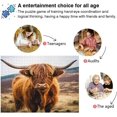 thumbnail image 3 of FREEAMG Highland Cow Puzzles for Adults 500 Piece, Challenging Paper Puzzle Teens Family Jigsaw Puzzles, 3 of 7