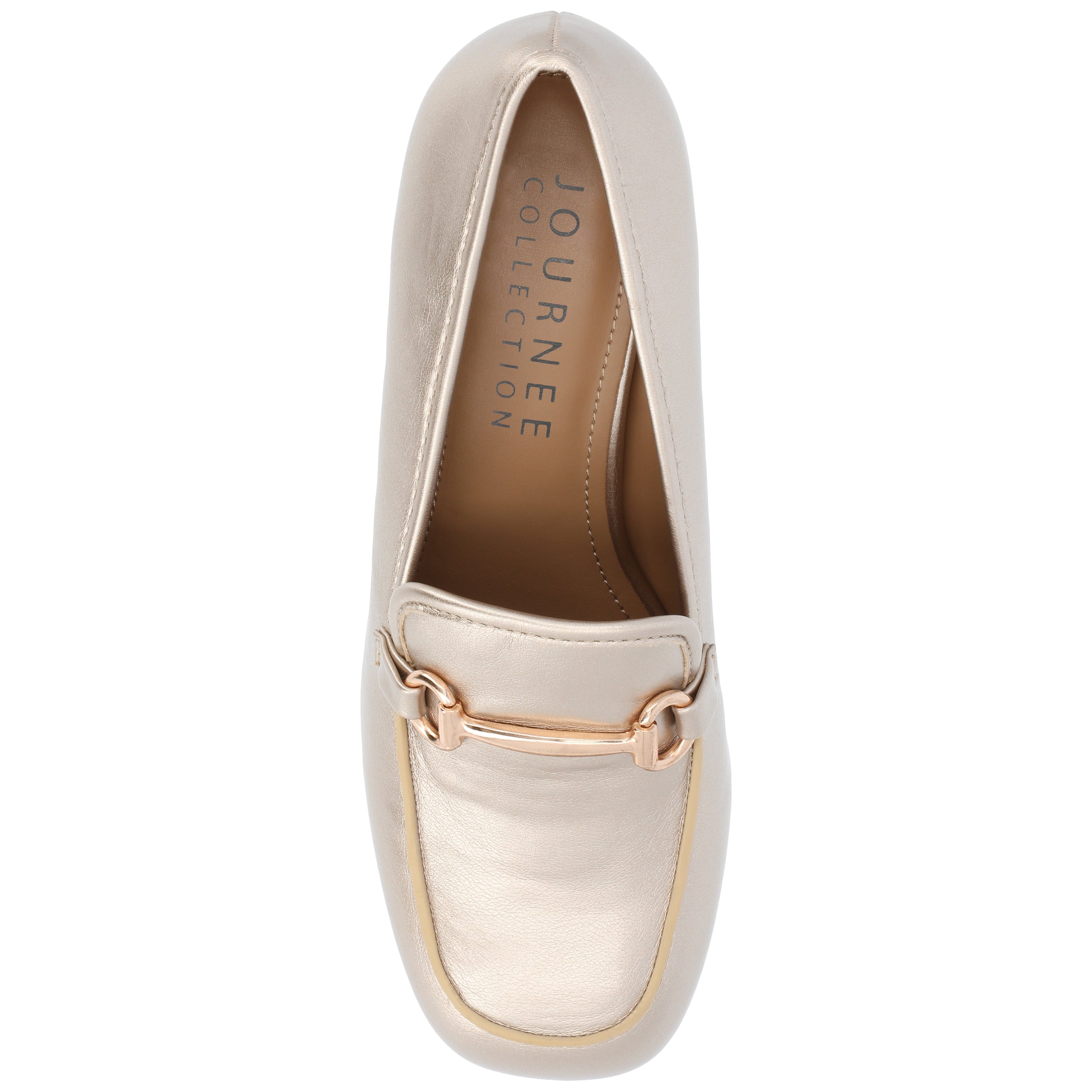 Journee Womens Nysaa Low Heel Square Toe Pumps