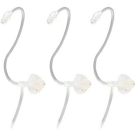 Right Ear 3 pack of Medium (Men) Replacment Micro Hearing Aid Poly Tubes