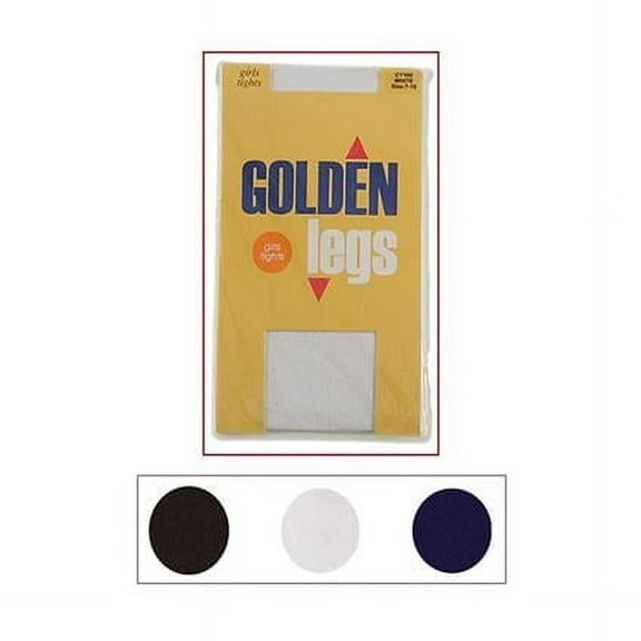 Girls Tights, Black - Assorted Size - Case of 60 - Pack of 2