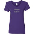 thumbnail image 3 of Choose Life 2.0 Ladies V Neck Tee, 3 of 6