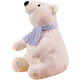 thumbnail image 1 of Muñeca de peluche con forma de oso polar de peluche, 30 cm, con bufanda, 1 of 1