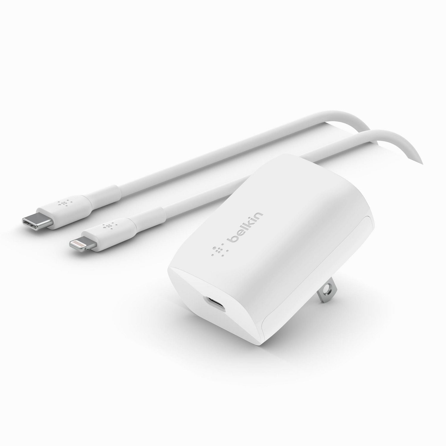 Chargeur USB-C Belkin 20 W avec câble Lightning
