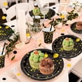 thumbnail image 6 of 120 Pcs Black and Gold Plates and Napkins Party Supplies, Paper Plates Disposable Party Dinnerware for Birthday, 6 of 8