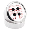 thumbnail image 4 of Geloo Fuel Level Gauge, Voltage, Water Temp Gauge, Oil Pressure Gauge for Boat Marine Car, 4 of 6