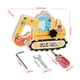 thumbnail image 3 of Fiudx Ofertas del día Juego educativo de construcción de madera y juguetes para barcos para niños, incluye destornillador, llave, pernos, mejora las habilidades motoras finas y la capacidad de resolu, 3 of 6