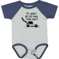 thumbnail image 3 of Inktastic Father's Day Dad My Lawn's Better Than Your Lawn Boys or Girls Baby Bodysuit, 3 of 5