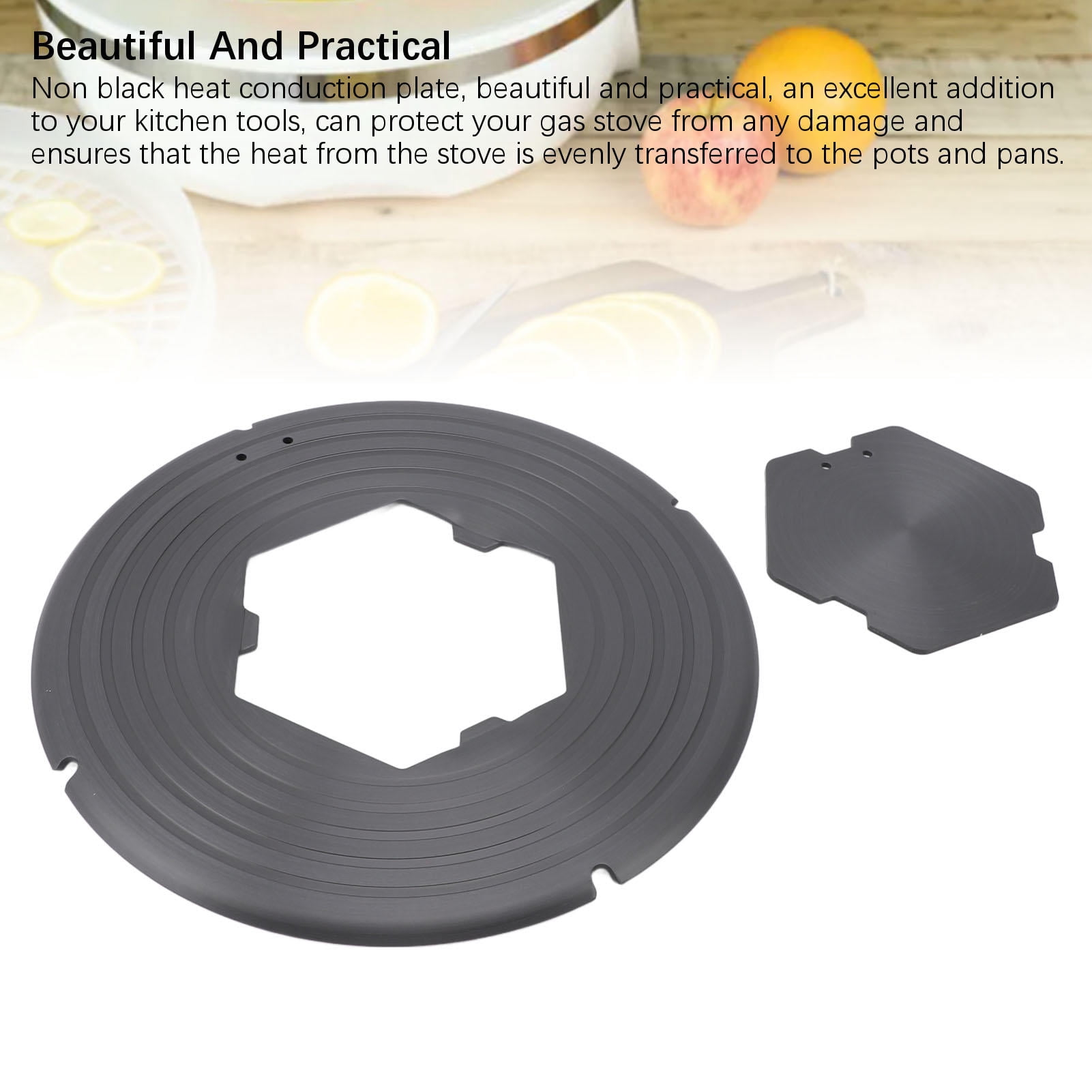 BIMZUC 10.6” Detachable Heat Diffuser Plate – Rapid Thawing, Heat‑Insulation, Multi‑Stove Compatible, Protects Pots & Gas Stoves