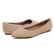 thumbnail image 4 of Flats de gamuza nude con punta fina para mujer DREAM PAIRS, talla 10, 4 of 6