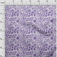 thumbnail image 3 of oneOone Cotton Poplin Twill Purple Fabric Floral Silhouette Diy Clothing Quilting Fabric Print Fabric By Yard 56 Inch Wide, 3 of 4