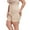 1- Beige, variant on MANIFIQUE Plus Size Shapewear Tummy Control High Waisted Girdle Body Shaper Shorts Thigh Slimming
