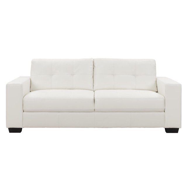 CorLiving Tufted Seat and Backrest Bonded Leather Sofa