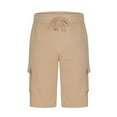 thumbnail image 7 of Elvqul Mens Shorts Printed Khaki Under $10 Pull On Loose Shorts for Men Casual, 7 of 7