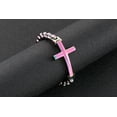 thumbnail image 2 of Metaljc Stainless Steel Christian Jesus Cross Bracelet for Men, Religious Fashion Gifts, 2 of 8