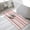 Pink, variant on Boho Stripes Bathroom Runner Rugs Non Slip Washable Absorbent Narrow Long Bath Mat Modern Minimalist Lines Texture Blue Runner Rugs for Kitchen Hallway Bedroom Laundry Study Room 15.7"x47.2"
