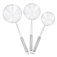 thumbnail image 4 of Shisuyan Wire Mesh Colander for Draining Silver 3Pcs, 4 of 8