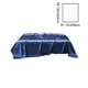 thumbnail image 3 of Juego de Sábanas de Seda de Lujo | Azul | Lavable | 206 X 224 Cm | 1 Pieza, 3 of 6