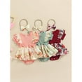 thumbnail image 6 of GRNSHTS Newborn Infant Baby Girl Summer Clothes Floral One Piece Romper Dress Outfit with Headband, 6 of 8