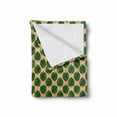 thumbnail image 2 of Tropical Soft Flannel Fleece Blanket, Monstera Leaves on Zebra Motifs Background Hawaiian Foliage Plants Abstract, Cozy Plush for Indoor and Outdoor Use, 50" x 70", Orage Cream Green, by Ambesonne, 2 of 6