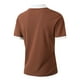 thumbnail image 4 of pstuiky Camisas casuales de manga corta para hombre, Camiseta informal de verano para hombre, de color liso, con mangas cortas irregulares y cuello redondo camisas casuales para hombre xxl, 4 of 6