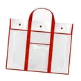 thumbnail image 3 of Abbracc Art Portfolio Bag Clear Painting Draw Board Handbag for Drawing Paper Paints Red, 3 of 9