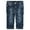 DeepBlue-2623, variant on KIDSCOOL SPACE Baby Boys Jeans,Elastic Band Inside Ripped Washed Soft Slim Cotton Denim Pants,Deep Blue,2-3 Years