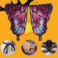 thumbnail image 4 of Butterfly Wings LUTER Kids Fairy Butterfly Rosa Púrpura, 4 of 7