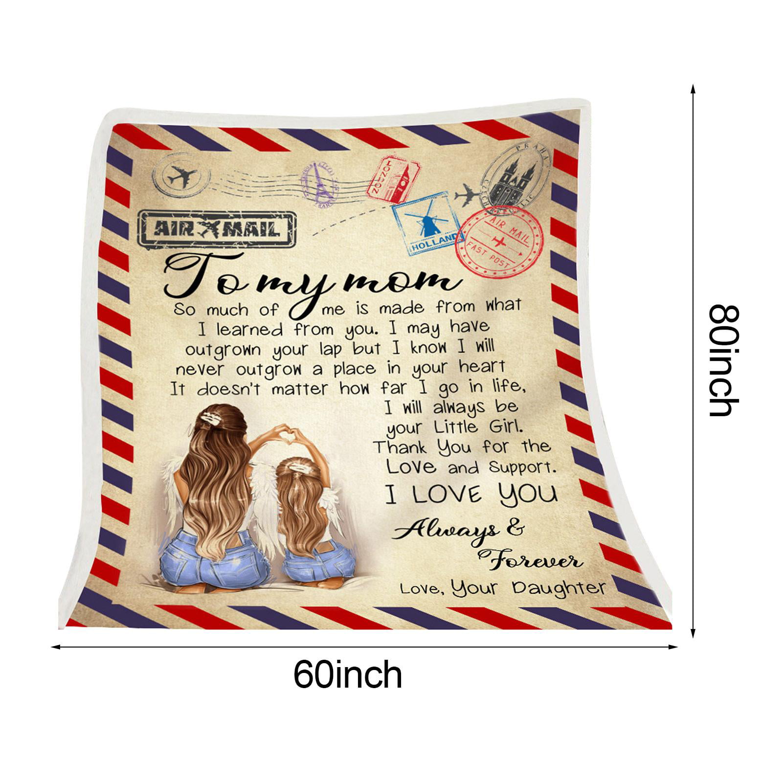 Details about   Mom Blanket Gift From Daughter Personalized Gift For Mom Mother's Day Gift 