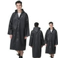 thumbnail image 4 of TIELUTT Imperméable Unisexe de Plein Air pour Voyage Mode Adulte Imperméable Épais Transparent Imperméable EVC Réfléchissant Veste de Course Capes de Pluie pour Femmes Mignonne Veste de Pluie Pantalons de Pluie pour Adultes Manteau de Pluie pour Hommes, 4 of 4