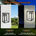 thumbnail image 2 of Inowel Solar Outdoor Wall Light Dusk to Dawn Lantern LED IP44 - 84, 2 of 5