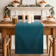 thumbnail image 2 of Table Runner 36 Inches Long for Kitchen Dining, Blue Ombre Dresser Scarf Farmhouse, Dining Table Decorations for Wedding/Parties, Contemporary Gradient Abstract Art 13 x 36 In, 2 of 8
