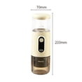 thumbnail image 5 of Cafetière Portative Sans Fil, Machine à Espresso Électrique Compacte 100 ml, Compatible avec Capsules et Café Moulu, Rechargeable USB Type-C, Blanc, 5 of 5